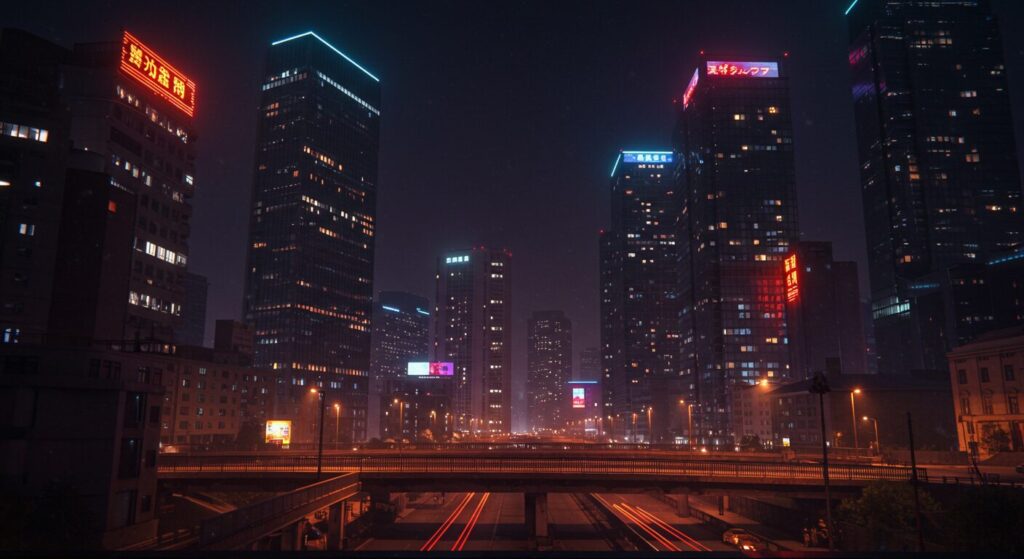高層ビル群
