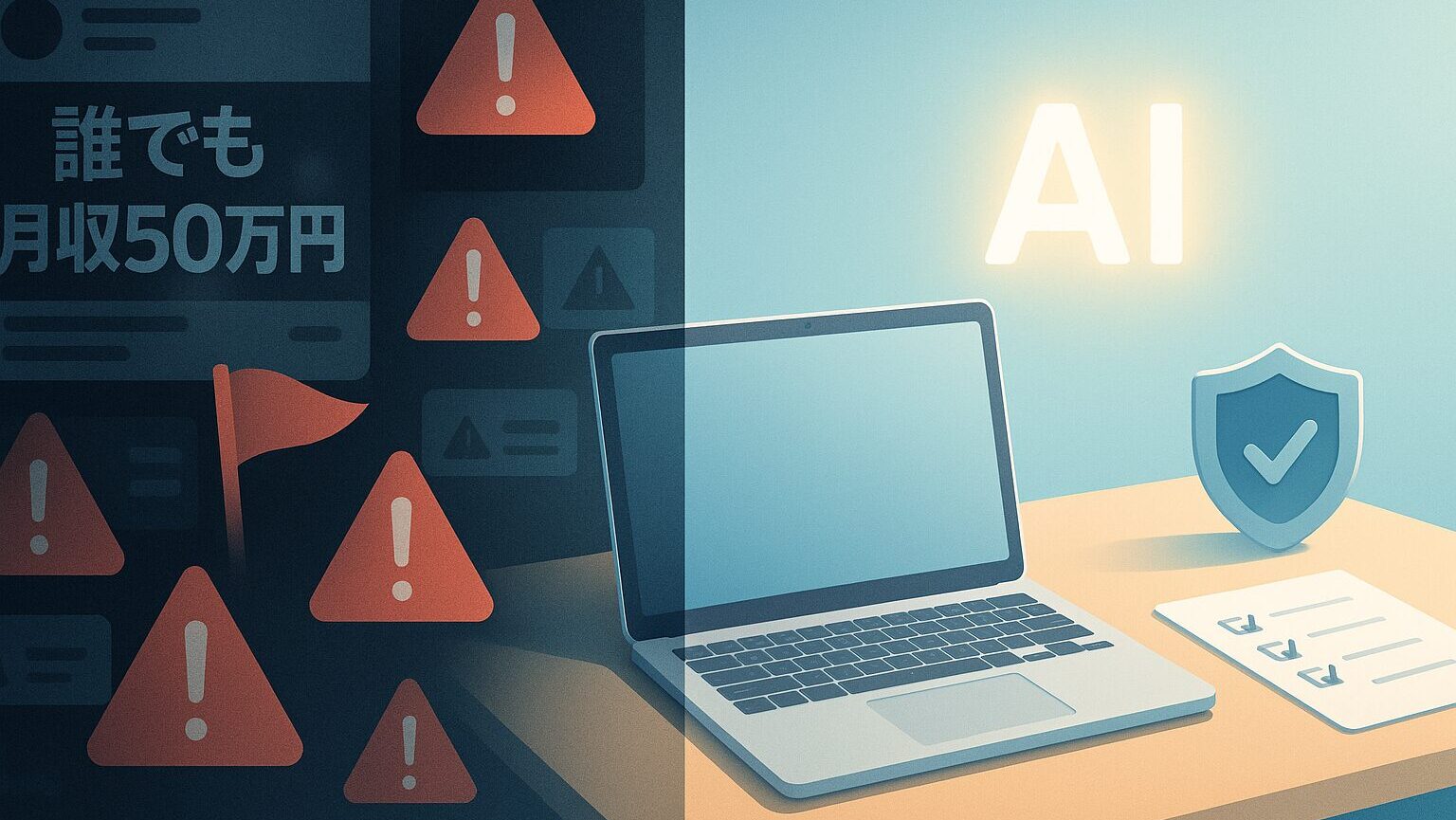AI副業が怪しいと言われる5つの理由と安全に稼ぐための全手順
