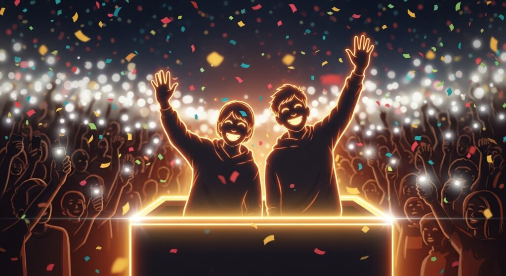 大谷夫妻の微笑ましい一幕