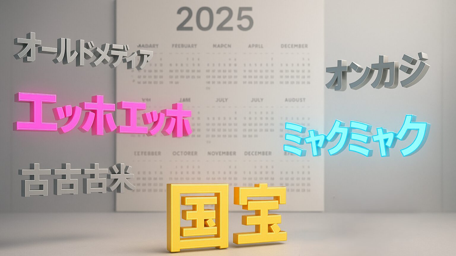 2025年「新語・流行語大賞」ノミネート語30